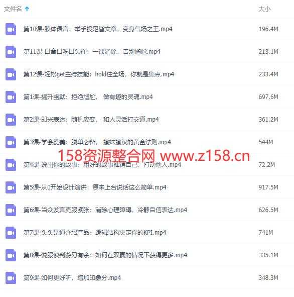 图片[2]-龙兄演讲12课下载，人生赢家必备的12堂说话课，演讲口才培训视频 - AI 智能探索网-AI 智能探索网