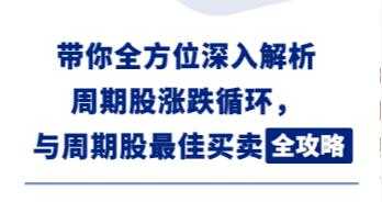 图片[1]-钱鑫淼《周期股最佳买卖全攻略》炒股教程视频 - AI 智能探索网-AI 智能探索网