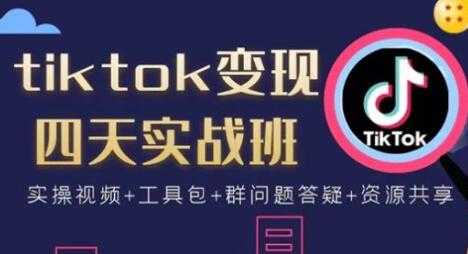 图片[1]-tiktok变现四天实战班视频：连怼技术+矩阵玩法赚,单账号月入2000美金 - AI 智能探索网-AI 智能探索网