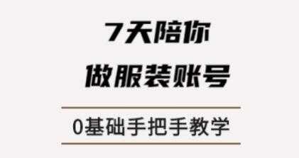 锤石传媒张智诚7天陪你做服装账号，0基础手把手教学课程视频 - AI 智能探索网-AI 智能探索网