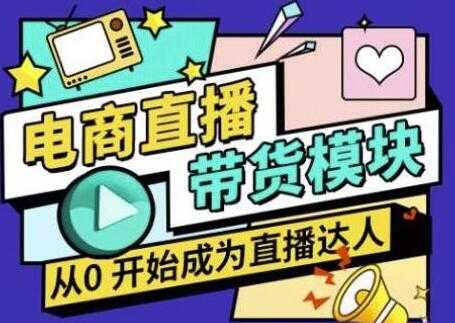 大鹏《电商直播带货培训视频》教你系统学习直播带货各环节技巧和套路 - AI 智能探索网-AI 智能探索网