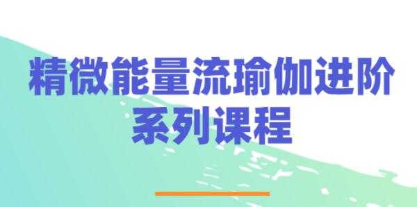 精微能量《流瑜伽》视频教程，练习进阶培训课程 - AI 智能探索网-AI 智能探索网