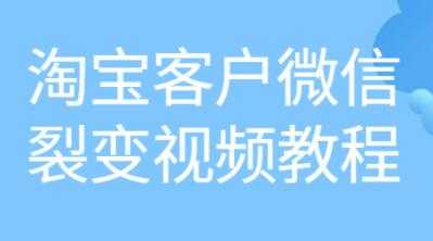 图片[1]-《淘宝客户微信裂变》培训课程视频教程 - AI 智能探索网-AI 智能探索网