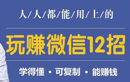 图片[1]-微信营销，人人都能用上的，玩赚微信12招，学得懂，能赚钱 - AI 智能探索网-AI 智能探索网