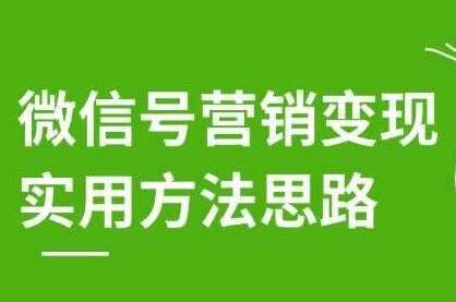 徐悦佳《微信号营销变现实用方法思路》朋友圈刷屏裂变方法 - AI 智能探索网-AI 智能探索网