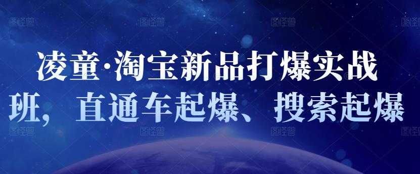 凌童·淘宝新品打爆实战班，直通车起爆、搜索起爆 - AI 智能探索网-AI 智能探索网