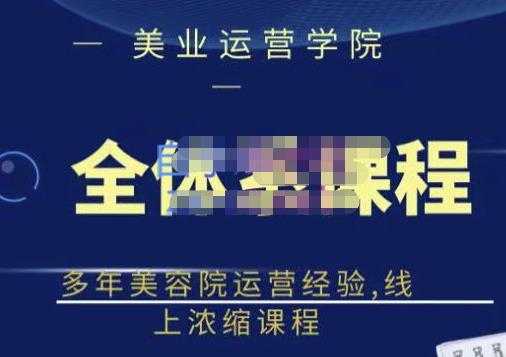 郑芳老师·网红美容院全套营销落地课程，多年美容院运营经验，线上浓缩课程 - AI 智能探索网-AI 智能探索网