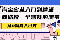 淘宝客从入门到精通，教你做一个赚钱的淘宝客，从0到月入过万 - AI 智能探索网-AI 智能探索网