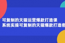 可复制的天猫运营爆款打造课，系统实操可复制的天猫爆款打造密码 - AI 智能探索网-AI 智能探索网