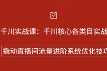 巨量千川实战课：千川核心各类目实战打法，撬动直播间流量进阶系统优化技巧 - AI 智能探索网-AI 智能探索网