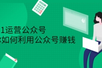 从0-1运营公众号，零基础小白也能上手，教你如何利用公众号赚钱 - AI 智能探索网-AI 智能探索网