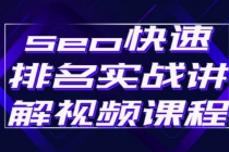 seo快速排名实战讲解视频课程，揭秘seo快排原理 - AI 智能探索网-AI 智能探索网