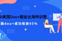 TikTok美国Dou+掘金出海特训营，美国dou+成功投放95% - AI 智能探索网-AI 智能探索网