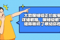 大致保姆级正价起号详细教程，保姆级教学，堪称嚼碎了喂给你吃 - AI 智能探索网-AI 智能探索网