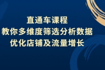 直通车课程，教你多维度筛选分析数据，优化店铺及流量增长 - AI 智能探索网-AI 智能探索网