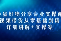 小猛好物分享专业实操课，短视频带货从零基础到精通，详细讲解+实操案 - AI 智能探索网-AI 智能探索网