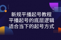 新规平播起号教程：平播起号的底层逻辑，适合当下的起号方式 - AI 智能探索网-AI 智能探索网