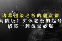 诸葛超级老板的翻盘课，实体老板的起号课，诸葛一到流量必爆 - AI 智能探索网-AI 智能探索网