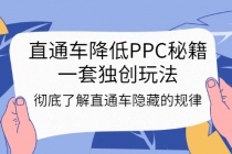 直通车降低PPC秘籍，一套独创玩法：彻底了解直通车隐藏的规律 - AI 智能探索网-AI 智能探索网