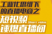 工业化思维下的直播电商之短视频锤爆直播间，听话照做执行爆单 - AI 智能探索网-AI 智能探索网