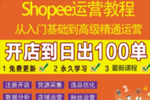 shopee运营教程：从入门基础到高级精通，开店到日出100单 - AI 智能探索网-AI 智能探索网