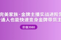 金牌主播实战进阶营 普通人也能快速变身金牌带货主播 - AI 智能探索网-AI 智能探索网