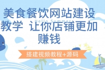 美食餐饮网站建设教学，让你店铺更加赚钱 - AI 智能探索网-AI 智能探索网