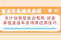 直通车实战体系课：多计划类型组合布局 快速掌握直通车各场景应用技巧 - AI 智能探索网-AI 智能探索网