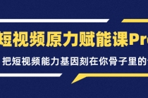 短视频原力赋能课Pro，把短视频能力基因刻在你骨子里的课 - AI 智能探索网-AI 智能探索网