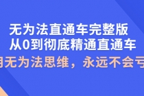 无为法直通车完整版：从0到彻底精通直通车，用无为法思维，永远不会亏损 - AI 智能探索网-AI 智能探索网