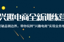 兴趣电商全新训练营：打破品销边界，带你玩转“兴趣电商“实现业务增长 - AI 智能探索网-AI 智能探索网