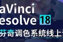 DaVinci Resolve 18达芬奇调色系统课：从软件操作 一直讲到完整案例实操 - AI 智能探索网-AI 智能探索网