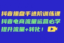 抖音操盘手进阶训练课：抖音电商流量运营必学，提升流量+转化！ - AI 智能探索网-AI 智能探索网