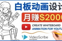 创建白板动画YouTube频道，月赚2000美元 - AI 智能探索网-AI 智能探索网