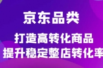 京东电商品类定制培训课程，打造高转化商品提升稳定整店转化率 - AI 智能探索网-AI 智能探索网