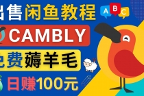 闲鱼赚钱小技巧，每单净赚10元，日赚100元 - 出售Cambly注册教程 - AI 智能探索网-AI 智能探索网