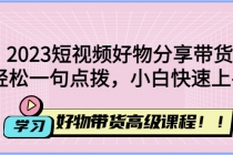 2023短视频好物分享带货，好物带货高级课程，轻松一句点拨，小白快速上手 - AI 智能探索网-AI 智能探索网