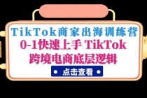 TikTok商家出海训练营：0-1快速上手 TikTok跨境电商底层逻辑(无中创水印) - AI 智能探索网-AI 智能探索网