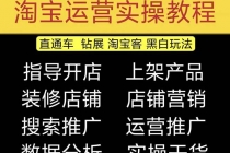 2023淘宝开店教程0基础到高级全套视频网店电商运营培训教学课程 - AI 智能探索网-AI 智能探索网