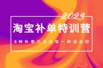 2023最新淘宝补单特训营，8种补单方法总有一种适合你！ - AI 智能探索网-AI 智能探索网