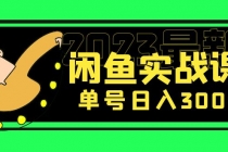 花599买的闲鱼项目：2023最新闲鱼实战课，单号日入300+ - AI 智能探索网-AI 智能探索网