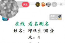 最新抖音爆火的名字测试打分无人直播项目，日赚几百+【打分脚本+详细教程】 - AI 智能探索网-AI 智能探索网