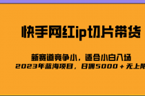 2023爆火的快手网红IP切片，号称日佣5000＋的蓝海项目，二驴的独家授权 - AI 智能探索网-AI 智能探索网