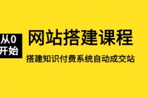 网站搭建课程，从零开始搭建知识付费系统自动成交站 - AI 智能探索网-AI 智能探索网