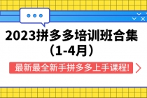 2023拼多多培训班合集，最新最全新手拼多多上手课程! - AI 智能探索网-AI 智能探索网