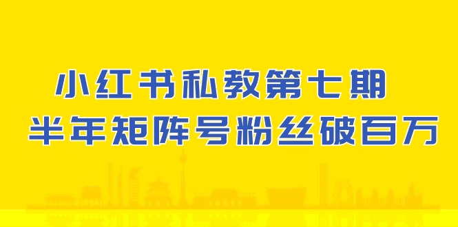 (10650期）小红书-私教第七期，小红书90天涨粉18w，1周涨粉破万 半年矩阵号粉丝破百万 - AI 智能探索网-AI 智能探索网