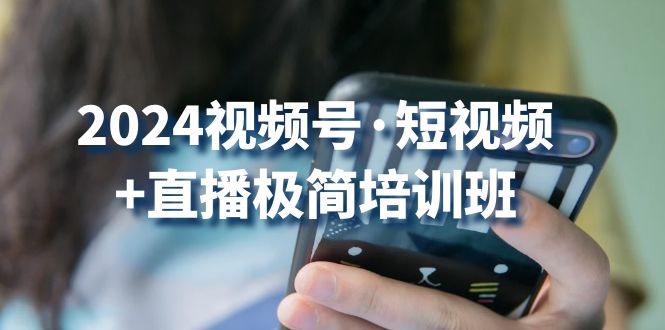 2024视频号·短视频+直播极简培训班：抓住视频号风口，流量红利 - AI 智能探索网-AI 智能探索网