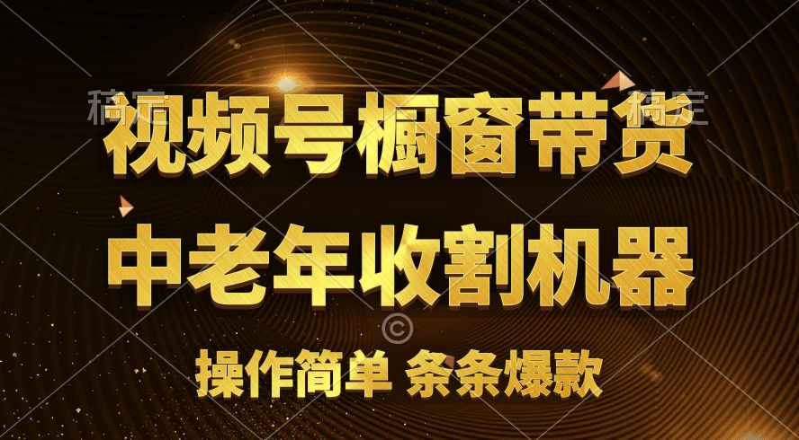 图片[1]-视频号最火爆赛道，橱窗带货，流量分成计划，条… - 冒泡网-冒泡网