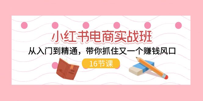 小红书电商实战班，从入门到精通，带你抓住又一个赚钱风口 - AI 智能探索网-AI 智能探索网