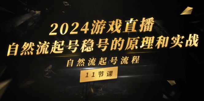 2024游戏直播-自然流起号稳号的原理和实战，自然流起号流程 - AI 智能探索网-AI 智能探索网